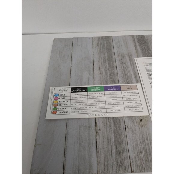 Hasbro 1992 Trivial Pursuit 10th Anniversary Game Board Replacement Instructions - Picture 5 of 7